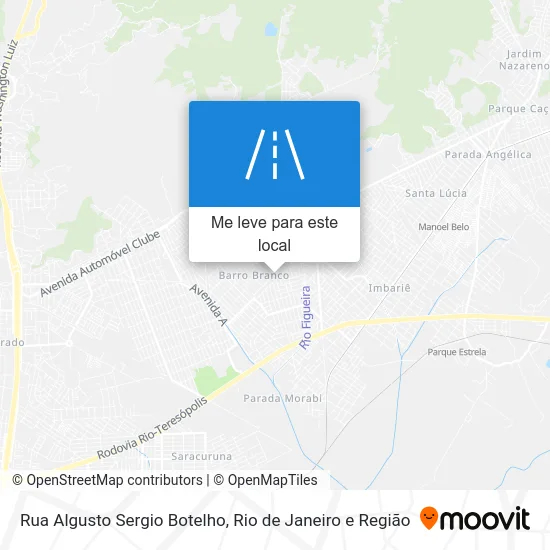 Rua Algusto Sergio Botelho mapa
