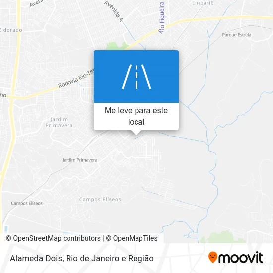 Alameda Dois mapa