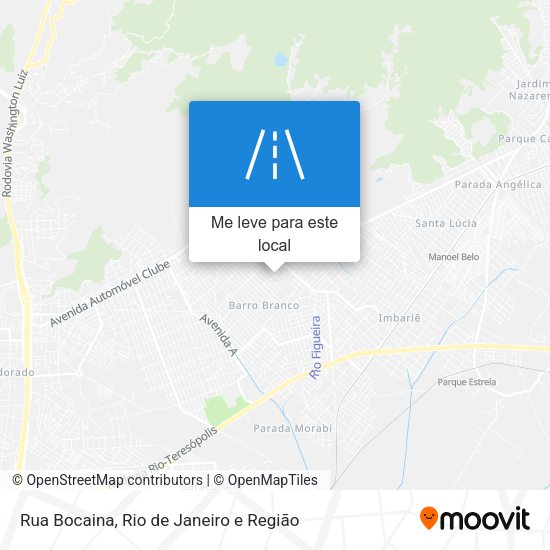 Rua Bocaina mapa