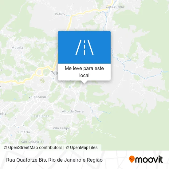 Rua Quatorze Bis mapa