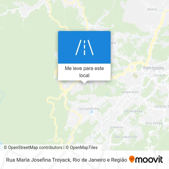 Rua Maria Josefina Troyack mapa