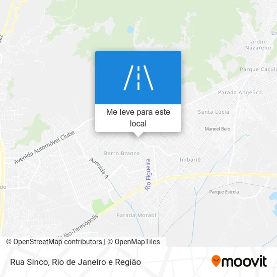Rua Sinco mapa