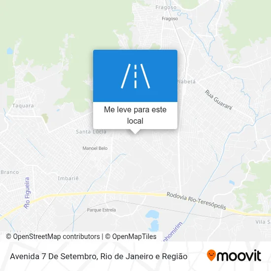 Avenida 7 De Setembro mapa