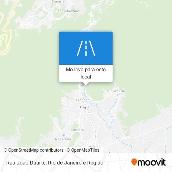 Rua João Duarte mapa