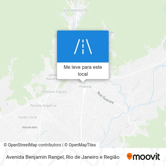 Avenida Benjamin Rangel mapa