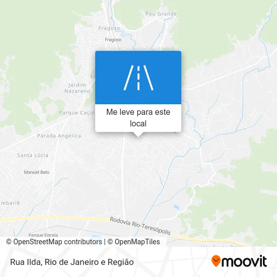 Rua Ilda mapa