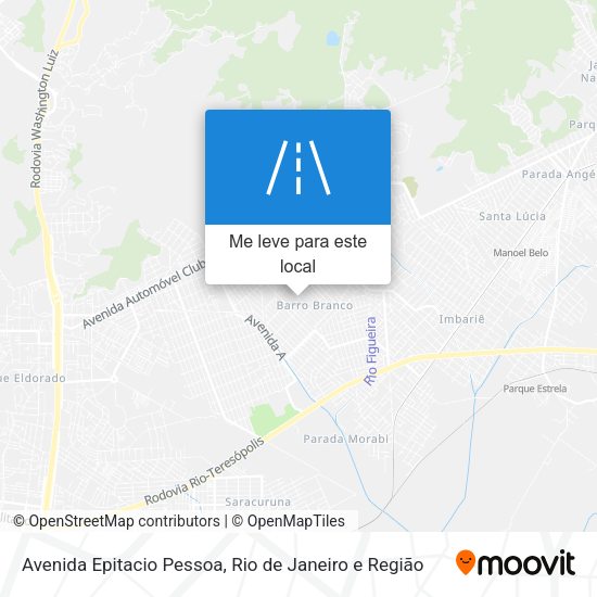 Avenida Epitacio Pessoa mapa