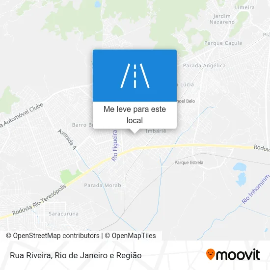 Rua Riveira mapa