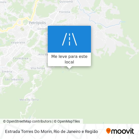 Estrada Torres Do Morin mapa