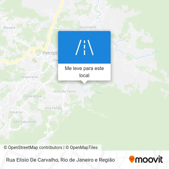 Rua Elisio De Carvalho mapa