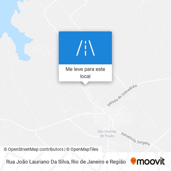 Rua João Lauriano Da Silva mapa