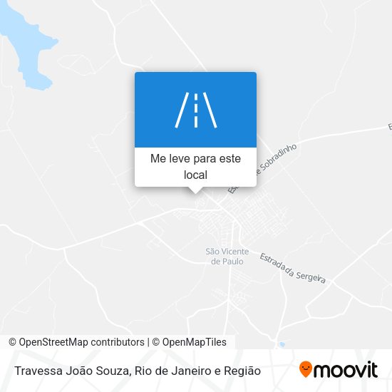 Travessa João Souza mapa