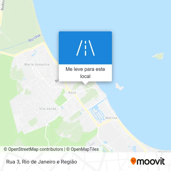Rua 3 mapa