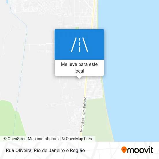 Rua Oliveira mapa