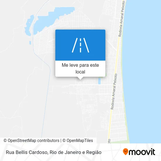Rua Bellis Cardoso mapa