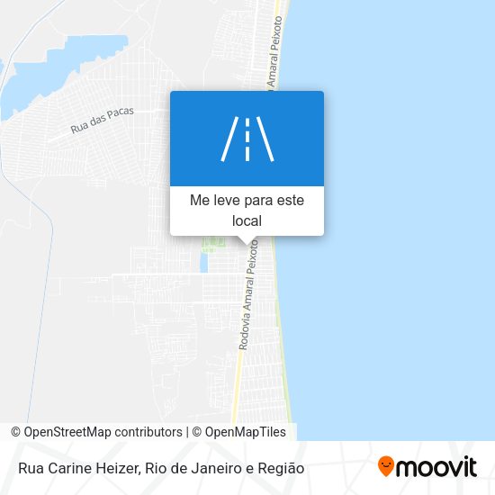 Rua Carine Heizer mapa