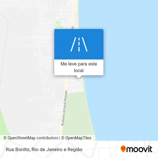 Rua Bonito mapa