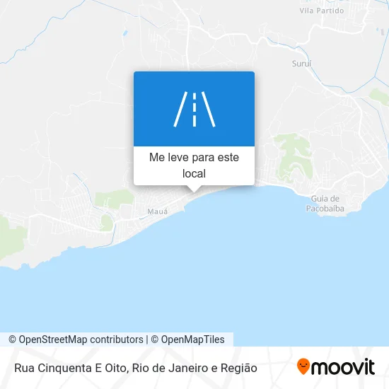Rua Cinquenta E Oito mapa