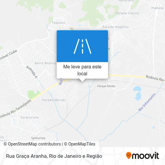 Rua Graça Aranha mapa