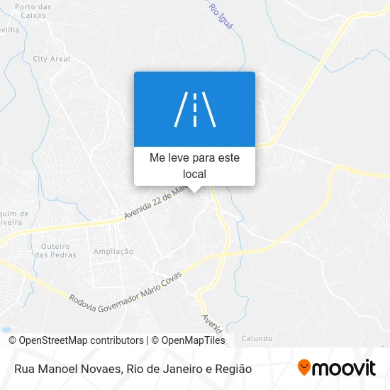 Rua Manoel Novaes mapa