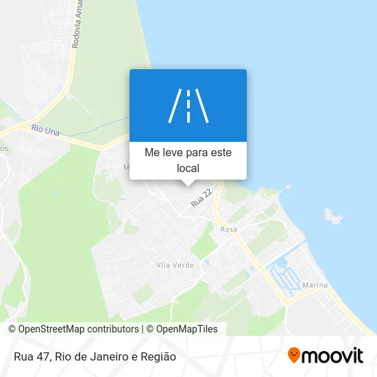 Rua 47 mapa