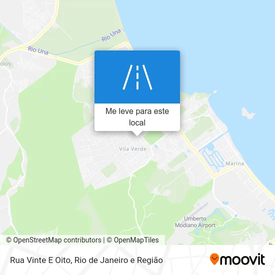 Rua Vinte E Oito mapa