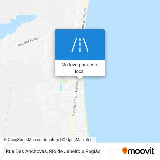 Rua Das Anchovas mapa