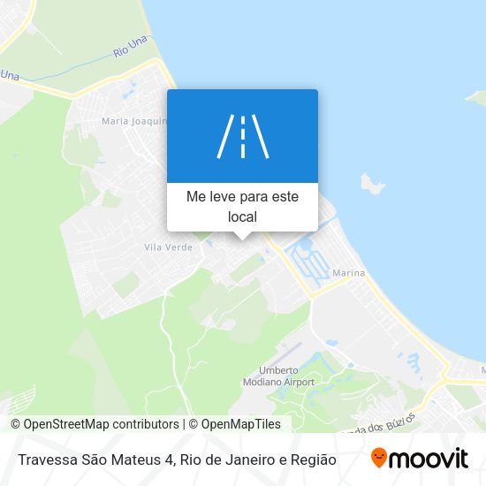 Travessa São Mateus 4 mapa
