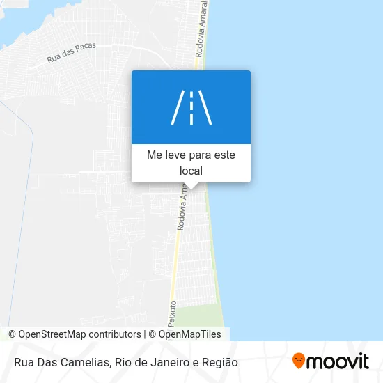 Rua Das Camelias mapa