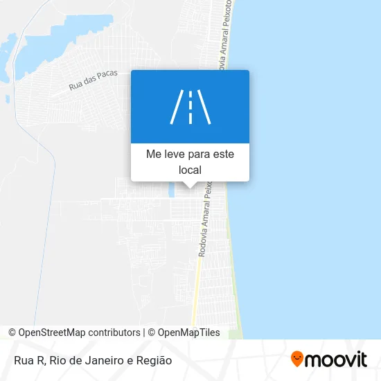 Rua R mapa