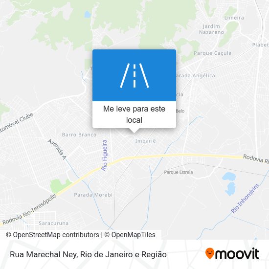 Rua Marechal Ney mapa