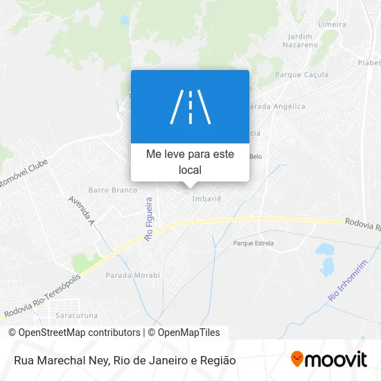 Rua Marechal Ney mapa