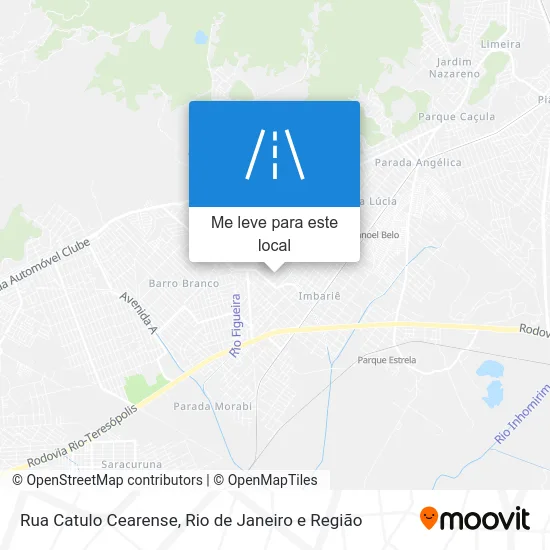 Rua Catulo Cearense mapa