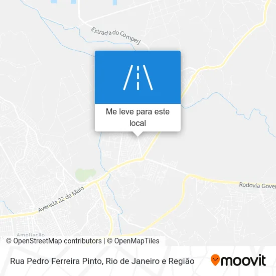 Rua Pedro Ferreira Pinto mapa