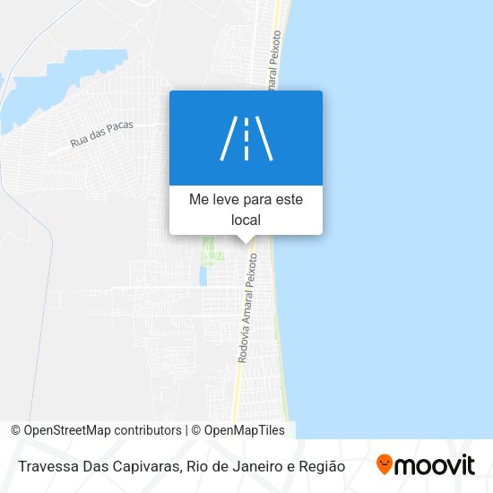 Travessa Das Capivaras mapa
