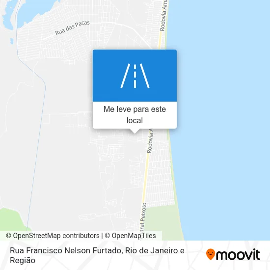 Rua Francisco Nelson Furtado mapa