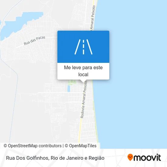 Rua Dos Golfinhos mapa