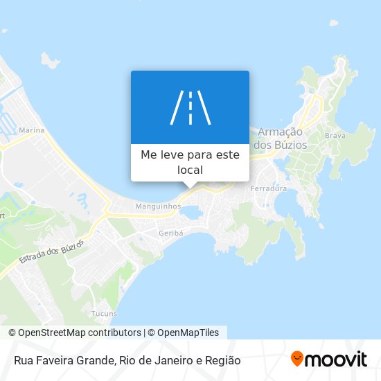 Rua Faveira Grande mapa