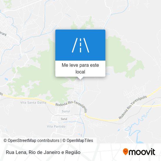 Rua Lena mapa