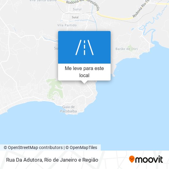 Rua Da Adutora mapa