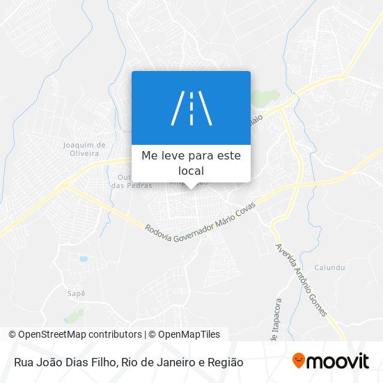 Rua João Dias Filho mapa