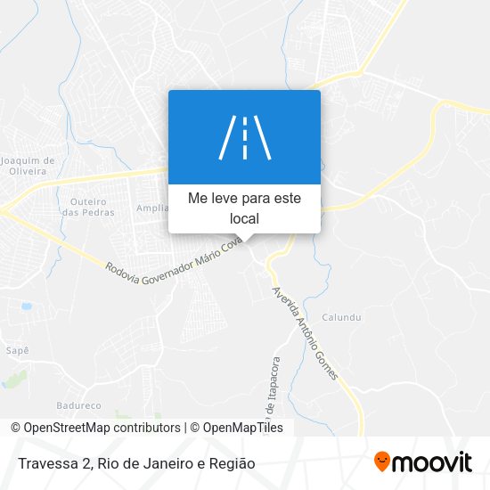 Travessa 2 mapa