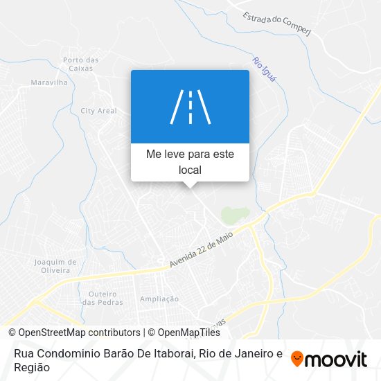 Rua Condominio Barão De Itaborai mapa