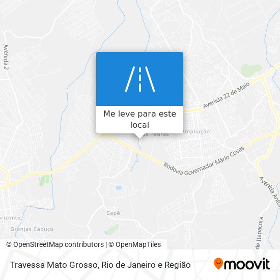 Travessa Mato Grosso mapa