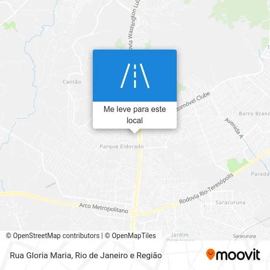 Rua Gloria Maria mapa