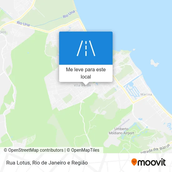 Rua Lotus mapa