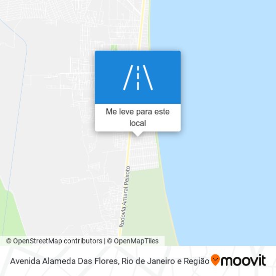 Avenida Alameda Das Flores mapa