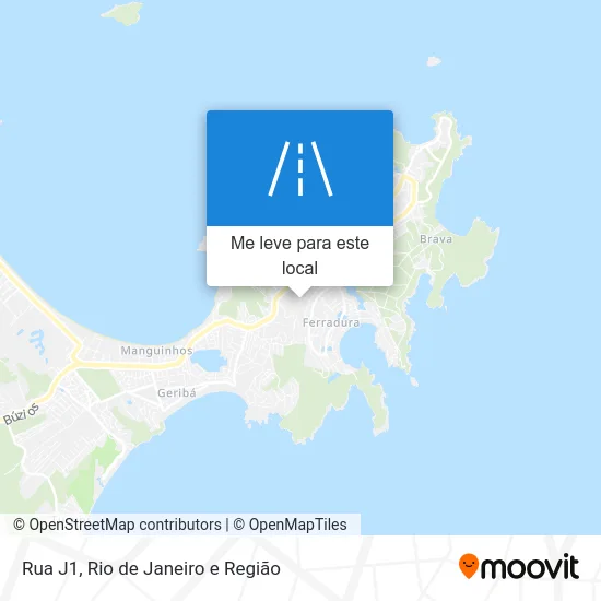 Rua J1 mapa