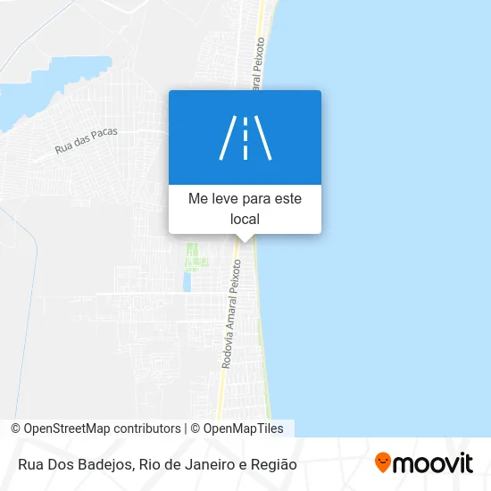 Rua Dos Badejos mapa