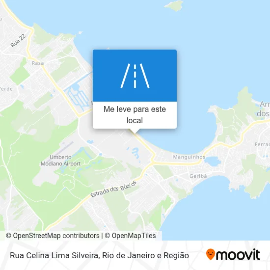 Rua Celina Lima Silveira mapa
